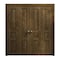 Sartodoors Sliding Closet Double Bi-fold Doors 96 x 96 inches, Ego 5012 Marble Oak, Sturdy Tracks Moldings Tr EGO5012DBF-DMR-96x96 (4* 24x96) - alternate 1