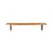 Homeroots 105in Natural Solid Wood Live Edge Dining Bench 636210 - alternate 1