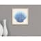 Homeroots Blue and White Distressed Metal Sea Shell Brown Frame Wall Art 569560 - alternate 7
