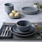 Better Homes And Gardens Zuri Matte 12 Piece Stoneware Dinnerware Set in Blue 122790.12R - alternate 7