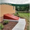 Steelway Cellar Doors Primed Steel Cellar Door for Basement Entry, 58"L x 46.5"W x 29.5+1"H, Angled, Knock-Down 806238 - alternate 7