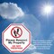 Signmission Please Respect My Property Do Not T, 4 inch X 4 inch, Vinyl Decal, 2PK OC-D-2PACK-4-128 - alternate 4