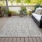 Homeroots 5' X 8' Taupe And Beige Striped Washable Indoor Outdoor Area Rug 583469 - alternate 7