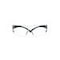 3M Safety Glasses, SecureFit 200 Series, Scotchgard Anti-Fog, Frameless, Blue Temples, Clear Lens SF201SGAF-BLU - alternate 4