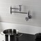 Kingston Brass Wall Mount Pot Filler Faucet, Polished Chrome KS3101RX - alternate 6