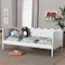 Baxton Studio Malaya Modern White Wood Full Daybed with Scalloped Edges 256-14022-ZORO - alternate 9