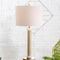 Jonathan Y Gregory 27" Metal/Marble LED Table Lamp, Gold/White JYL1087A - alternate 7