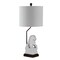 Jonathan Y Guardian Lion 27.5" Ceramic Classic Modern LED Table Lamp, White JYL4038A - alternate 8