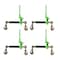 Mytee Products 5/16in - 3/8in Hi-Viz Green Ratchet Chain Binder w/ Folding Handle - 7,100 lbs, 4PK CBRS-FH56x4 - alternate 7