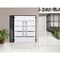Vdomdoors Steel Double Doors Deux 1105 Black Enamel Sidelight Exterior Window Stainless Inserts Double Modern DEUX1105DEXD-BLK-RH-W72+14 x H80 - alternate 3