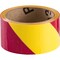 Brady Marking Tape Roll - High Performance  Vinyl, Diagonal Stripes, Magenta on Yellow, 2in x 18 yd, 18PK 55313 - alternate 1