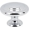 Designperfect 1-5/16 Diameter Round Cabinet Knob, Polished Chrome DPA-R38KPC - alternate 1