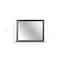 Homeroots 37" Gray Wood Framed Accent Mirror 478625 - alternate 5