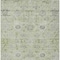 Homeroots 3' X 5' Artichoke Green Beige And Gray Damask Washable Indoor Outdoor Area Rug 604174 - alternate 8