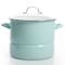 Kenmore 16 Quart Stainless Steel Pot in Blue with Steamer Insert and Glass Lid 126394.03 - alternate 5