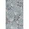 Homeroots 3' X 5' Blue Ivory And Navy Blue Palm Leaf Indoor Outdoor Area Rug 554903 - alternate 8