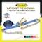 Tie 4 Safe 2'' x 40' Ratchet Tie Downs w/ Chain Extension WLL: 3,333 lbs. Blue RT04C-540-F87-BU-C - alternate 3