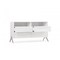 Homeroots 61" White Manufactured Wood Four Drawer Double Dresser 473091 - alternate 6