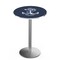 Holland Bar Stool Co 42" Stainless Steel US Naval Academy NAVY Pub Table, 36" dia. Top L214S4236USNavA - alternate 1