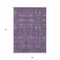 Homeroots 9' X 12' Purple And Green Floral Washable Indoor Outdoor Area Rug 564363 - alternate 9