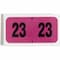 Smead Yearly End Tab File Folder Labels, 23, 0.75 x 1.5, Purple, 500 Labels/Roll 68323 - alternate 3