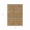 Homeroots 5' X 8' Taupe And Brown Striped Washable Indoor Outdoor Area Rug 615639 - alternate 9