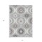 Homeroots 3' X 5' Gray Charcoal And Brown Medallion Washable Indoor Outdoor Area Rug 589608 - alternate 8