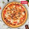 Bakken- Swiss White Marble Nonstick Pizza Pan Set of 3, Carbon Steel, Oven Safe, Dishwasher Safe, Easy Cleanup BKPIZA3MRWHT - alternate 6