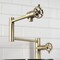 Kingston Brass Deck Mount Pot Filler Faucet, Antique Brass KS4703CG - alternate 6