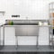 Koolmore 72 in. 18-Gauge Two-Compartment Sink with Dual 18 in. Drainboards, Bowl Dimensions 18''x18''x14'' KM-SB181814-18B3 - alternate 8
