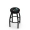 Holland Bar Stool Co 36" Blk Wrinkle San Jose Sharks Swivel Bar Stool, Accent Ring L8B2B36SJShar - alternate 1