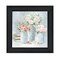 Homeroots Pastel Peonies Pretties Black Framed Print Wall Art 529731 - alternate 3