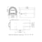 Gibraltar Mailboxes Mailbox Gibraltar es Reliant Contemporary Galvanized Steel Post Mount White Powder Coated MB981W01 - alternate 17