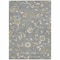 Homeroots 3' X 5' Gray Blue And Green Floral Washable Indoor Outdoor Area Rug 597812 - alternate 8