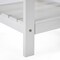 Homeroots 15" White Plastic Outdoor Side Table 543740 - alternate 8
