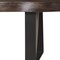 Homeroots 68" Dark Brown and Black Distressed Solid Wood Dining Bench 522082 - alternate 4