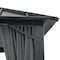 Sunjoy Kingston 14x12 Gazebo, Steel Hardtop Gazebo with Curtain and Netting - Gray Aluminum Posts A10204366100 - alternate 12