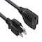 Sanoxy 10ft Outlet Saver Power Extension Cord NEMA 5-15P to NEMA 5-15R SNX-CBL-LDR-PW104-1210 - alternate 1