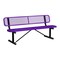 Leisure Craft Bench/Back, Portable, 6ft., Purple B6WBP-PURPLE - alternate 1