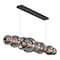 Euf Atomo, Chandelier, 3-Light, 74", Matte Black, Smoked Glass 47257-061 - alternate 6