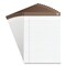 Tru Red Recycled Notepads, Wide/Legal Rule, (50) White 8.5 x 11 Sheets, 12PK TR59936/TR58185 - alternate 1