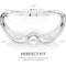 Neiko Pro Clear Protective Lab Safety Goggles, Chemistry Lab Goggles, Scientific, Construction Goggles 53875B - alternate 7