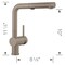 Blanco Linus Pull-Out 1.5 GPM, Truffle 526371 - alternate 3