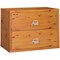Fireking 2 Drawer, 1 Hr Fire & impact rated, 38" wide lateral Knotty Pine 2-3822-CKP - alternate 1
