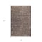 Homeroots 8' Runner Brown and Ivory Striped Stain Resistant Indoor Outdoor Runner Rug 531657 - alternate 6