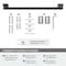 Amerock Mulholland Matte Black Traditional 18 in 457 mm Towel Bar BH36023MB - alternate 5