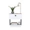 Homeroots 20" White Wood One Drawer Nightstand 526155 - alternate 16