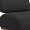 Homeroots 34" Black And Bronze Fabric And Upholstered Side Chair 572309 - alternate 9