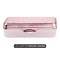 Lockermate By Bostitch Metallic Pencil Case Box, Hard Plastic, Stylish Quilted-Pattern Lid, Rose Gold 23130-RG21-DM - alternate 5