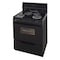 Premier Electric Range, 30 inW x 46 inH x 26 inD, 3.91 cu. ft. Oven, Windowed Oven Door, Coil Top, Black 805720 - alternate 1